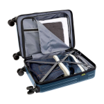 20-Zoll-Kabinentrolley mit drehbaren Rädern aus recyceltem Kunststoff, 40 L dritte Ansicht