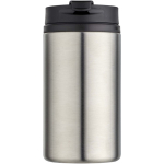 Trinkbecher aus recyceltem Edelstahl mit drehbarem Deckel, 250 ml zweite Vorderansicht