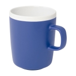 Keramikbecher im matten Außenfinish und weißer Innenseite, 310 ml farbe köngisblau
