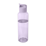 Transparente Flasche aus recyceltem Kunststoff mit Griff, 650 ml