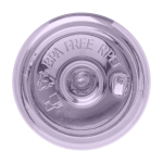 Transparente Flasche aus recyceltem Kunststoff mit Griff, 650 ml dritte Ansicht