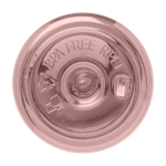 Transparente Flasche aus recyceltem Kunststoff mit Griff, 650 ml dritte Ansicht