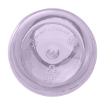 Transparente Flasche aus recyceltem Kunststoff mit Karabiner 400 ml zweite Ansicht