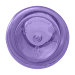 Transparente Flasche aus recyceltem Kunststoff mit Karabiner 400 ml zweite Ansicht