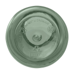 Transparente Flasche aus recyceltem Kunststoff mit Karabiner 400 ml zweite Ansicht