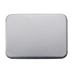 Metalletui zum Personalisieren mit 52 Spielkarten farbe silber erste Ansicht