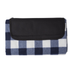 Karierte Picknickdecke mit wasserabweisender Rückseite, 150 g/m² farbe ultramarinblau erste Ansicht
