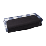Karierte Picknickdecke mit wasserabweisender Rückseite, 150 g/m² farbe ultramarinblau zweite Ansicht