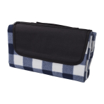 Karierte Picknickdecke mit wasserabweisender Rückseite, 150 g/m² farbe ultramarinblau dritte Ansicht