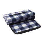 Karierte Picknickdecke mit wasserabweisender Rückseite, 150 g/m² farbe ultramarinblau fünfte Ansicht