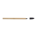 Endlos-Bambusstift mit Graphitspitze und Schutzkappe farbe braun erste Ansicht