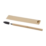 Endlos-Bambusstift mit Graphitspitze und Schutzkappe farbe braun zweite Ansicht