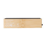 Kabelloser 5.3 Bambus-Lautsprecher mit Solarladefunktion, Solar Bamboo farbe braun dritte Ansicht