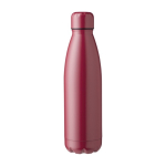 Große Flasche aus Stahl mit Thermofunktion, 750ml farbe bordeaux erste Ansicht