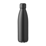 Große Flasche aus Stahl mit Thermofunktion, 750ml farbe schwarz erste Ansicht