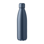Große Flasche aus Stahl mit Thermofunktion, 750ml farbe blau erste Ansicht