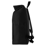 Rolltop-Rucksack aus Polyester mit vertikalem Reißverschluss zweite Ansicht