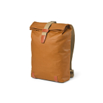 Wasserabweisender Rucksack aus recycelter Baumwolle für 17-Zoll-Laptops, 23 l farbe camel
