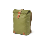 Wasserabweisender Rucksack aus recycelter Baumwolle für 17-Zoll-Laptops, 23 l farbe militärgrün