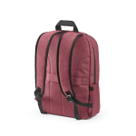 Rucksack aus recyceltem Nylon für Laptop, 16,5” farbe bordeaux zweite Ansicht