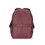 Rucksack aus recyceltem Nylon für Laptop, 16,5” farbe bordeaux zweite Ansicht