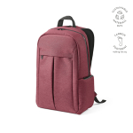 Rucksack aus recyceltem Nylon für Laptop, 16,5” farbe bordeaux
