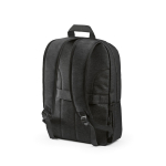 Rucksack aus recyceltem Nylon für Laptop, 16,5” farbe schwarz zweite Ansicht