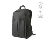 Rucksack aus recyceltem Nylon für Laptop, 16,5” farbe schwarz