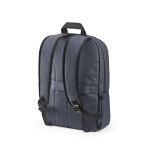 Rucksack aus recyceltem Nylon für Laptop, 16,5” farbe blau zweite Ansicht