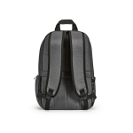 Rucksack aus recyceltem Nylon für Laptop, 16,5” farbe dunkelgrau Ansicht von hinten