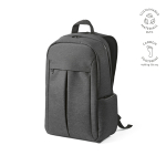 Rucksack aus recyceltem Nylon für Laptop, 16,5” farbe dunkelgrau