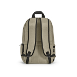 Rucksack aus recyceltem Nylon für Laptop, 16,5” farbe camel Ansicht von hinten