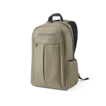 22L-Rucksack aus recyceltem Nylon mit wasserdichten Reißverschlüssen, 16,5” farbe camel