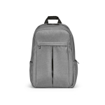 Rucksack aus recyceltem Nylon für Laptop, 16,5” farbe hellgrau Ansicht von vorne