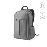 Rucksack aus recyceltem Nylon für Laptop, 16,5” farbe hellgrau