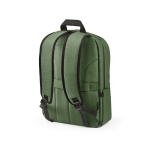 Rucksack aus recyceltem Nylon für Laptop, 16,5” farbe militärgrün zweite Ansicht