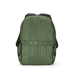 Rucksack aus recyceltem Nylon für Laptop, 16,5” farbe militärgrün zweite Ansicht