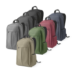 22L-Rucksack aus recyceltem Nylon mit wasserdichten Reißverschlüssen, 16,5”