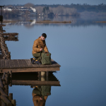 Rucksack aus recycelter Baumwolle mit Wachsbeschichtung, 230 g/m2 farbe militärgrün siebte Ansicht
