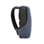 RPET-Rucksack aus schnittfestem Material mit Zahlenschloss, 20 L farbe blau vierte Ansicht