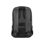 RPET-Rucksack aus schnittfestem Material mit Zahlenschloss, 20 L farbe blau Ansicht von hinten