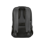 RPET-Rucksack aus schnittfestem Material mit Zahlenschloss, 20 L farbe dunkelgrau Ansicht von hinten