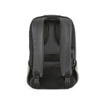 RPET-Rucksack aus schnittfestem Material mit Zahlenschloss, 20 L farbe hellgrau Ansicht von hinten