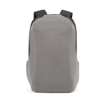 RPET-Rucksack aus schnittfestem Material mit Zahlenschloss, 20 L farbe hellgrau Ansicht von vorne