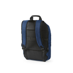 Rucksack aus 300D RPET mit Frontfach mit Reißverschluss, 15,6”,18 L farbe blau zweite Ansicht