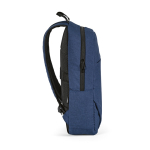 Rucksack aus 300D RPET mit Frontfach mit Reißverschluss, 15,6”,18 L farbe blau dritte Ansicht