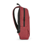Rucksack aus 300D RPET mit Frontfach mit Reißverschluss, 15,6”,18 L farbe rot dritte Ansicht
