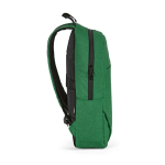 Rucksack aus 300D RPET mit Frontfach mit Reißverschluss, 15,6”,18 L farbe grün dritte Ansicht