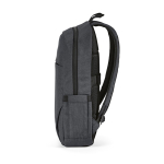 Rucksack aus 300D RPET mit Frontfach mit Reißverschluss, 15,6”,18 L farbe dunkelgrau vierte Ansicht