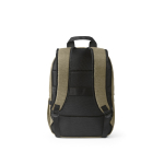 Rucksack aus 300D RPET mit Frontfach mit Reißverschluss, 15,6”,18 L farbe camel Ansicht von hinten